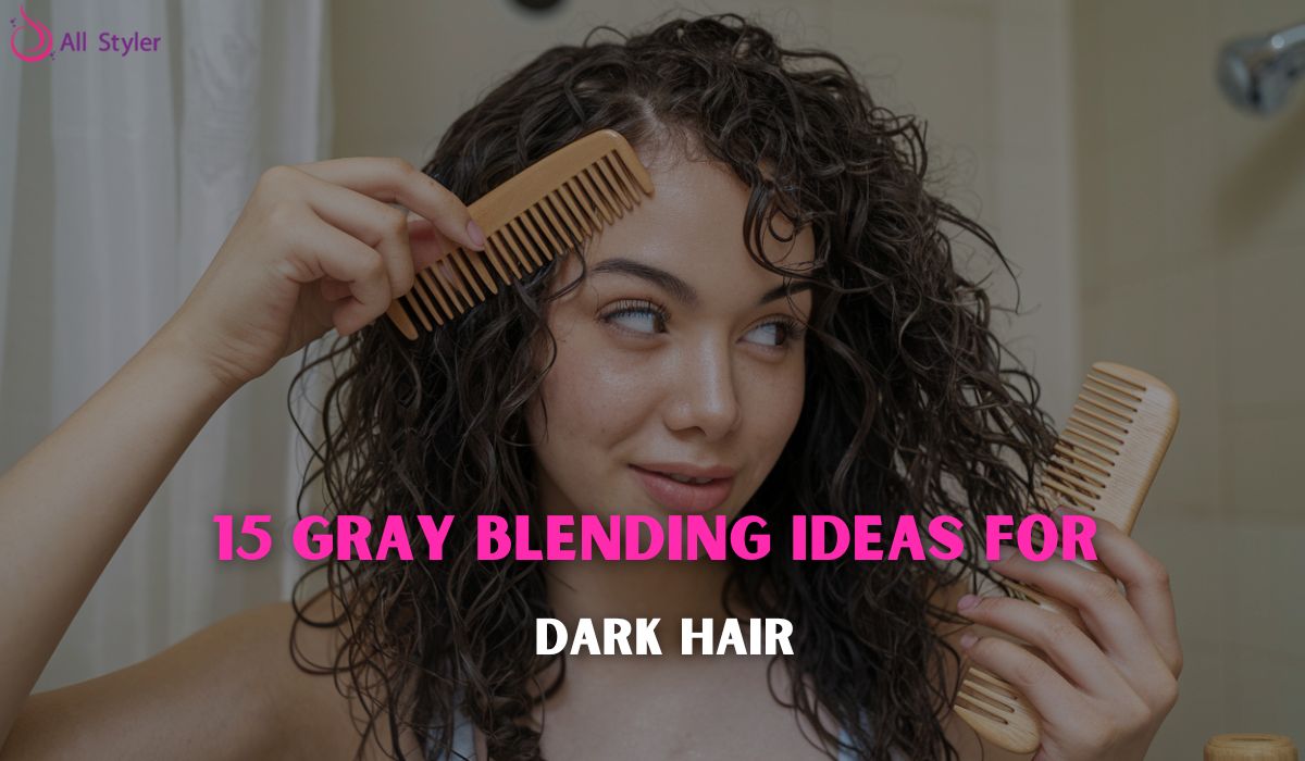 15 Gray Blending Ideas for Dark Hair