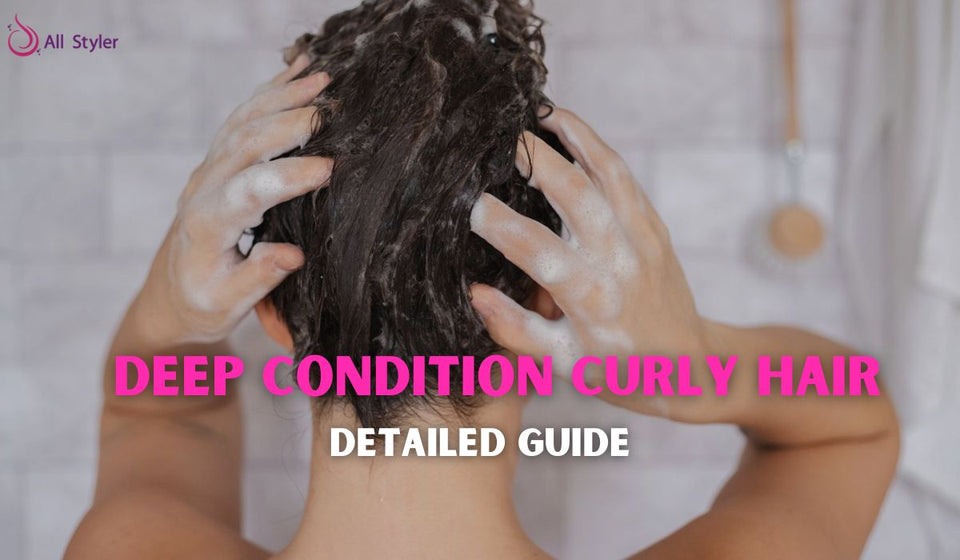 Deep Condition Curly Hair